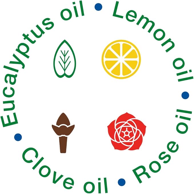 NeilMed Smell Restore - All Natural Smell Training Kit with 4 Separate Essential Oil Inhalers. Eucalyptus, Rose, Lemon and Clove