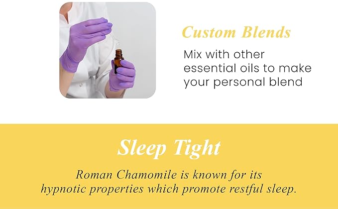 Handcraft Blends Chamomile Essential Oil - 0.33 Fl Oz - Pack of 2-100% Pure and Natural - Premium Grade Essential Oil for Diffuser and Aromatherapy
