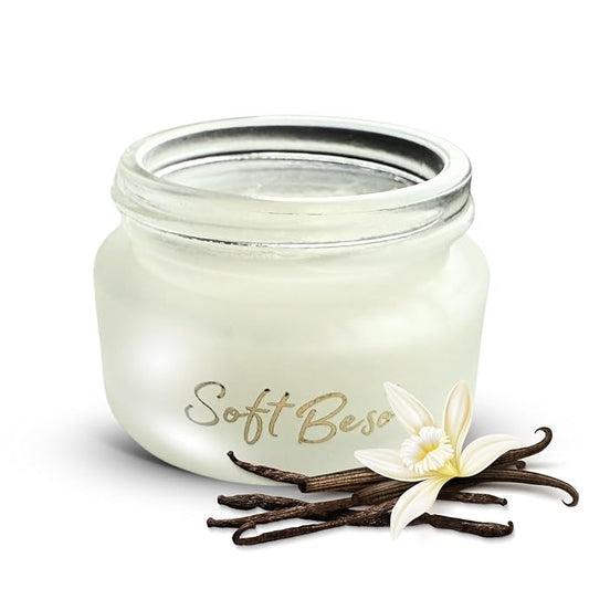 SoftBeso by AlignerOff Sugar Lip Scrub – Vanilla Lip Exfoliator for Dry, Chapped Lips – Moisturizing Formula with Vitamin E, Coconut, Jojoba & Olive Oils – For Men & Women – Ideal Mother’s Day Gift