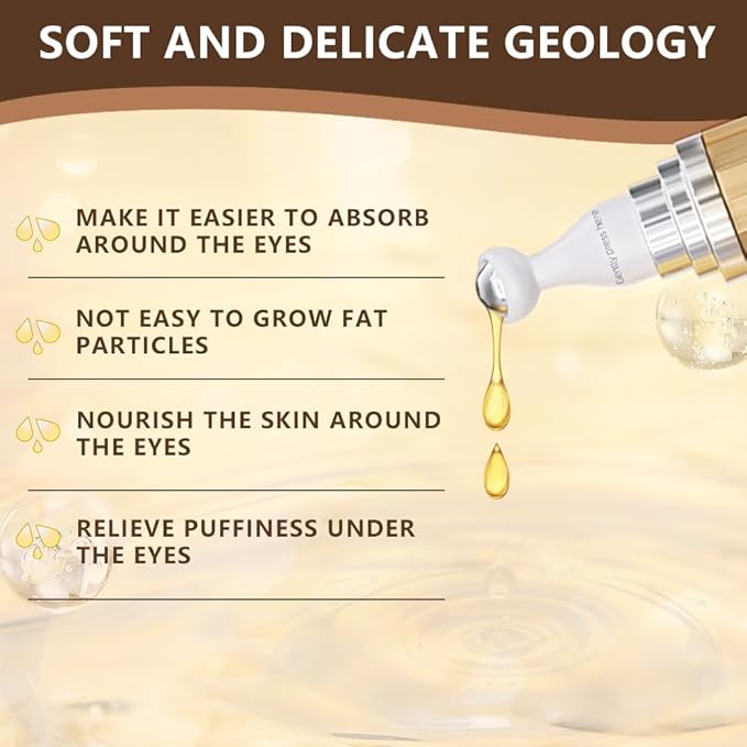 Soulight 5% Caffeine Eye Serum for Dark Circles, Puffiness & Wrinkles - Brightening Under Eyes Treatment with Hyaluronic Acid & Niacinamide - Hydrating & Firming Eye Cream for Sensitive Skin