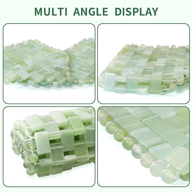 gemshan Jade Eye Mask 100% Natural Real Jade Stone Reusable Eye Mask for Hot & Cold Anti Aging，Headache and Migraine Relief Jade Mask for Women Men