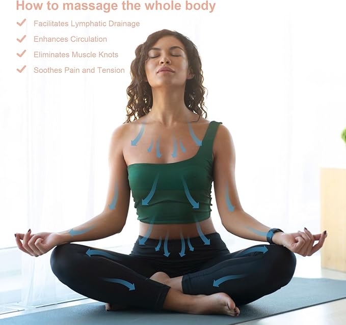 Stainless Steel Gua Sha Tool & Acupuncture Pen - Deep Tissue & Trigger Point Massage Therapy - Full Body Self-Massage Acupressure Bar