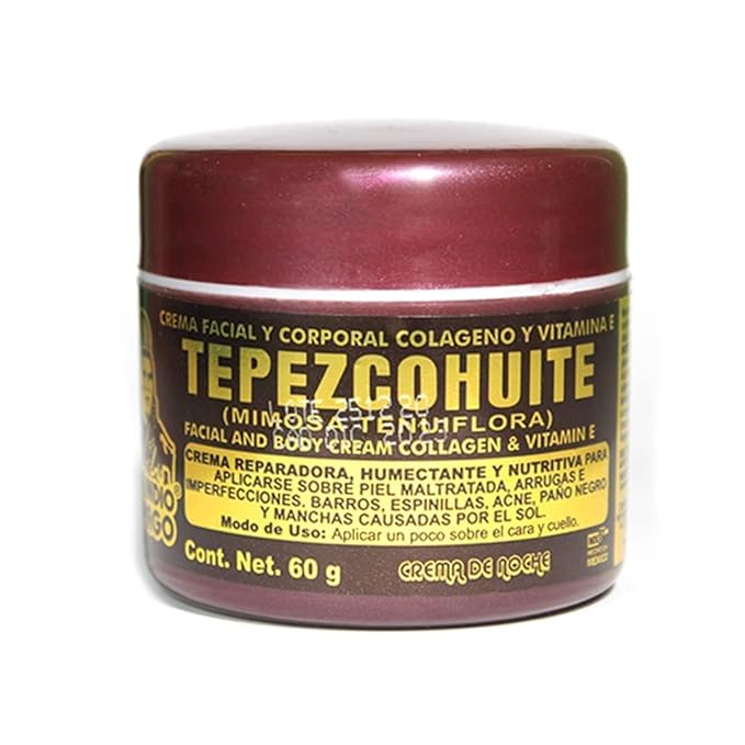 DEL INDIO PAPAGO Facial Night Skin Cream With Tepezcohuite 60g - Hydrates the Skin