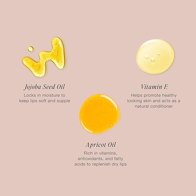 Jouer Essential Hydrating Lip Oil – Natural Shine - 99% Plant-Derived Ingredients - Fragrance Free - Non-Sticky - Nourishes Dry Lips - Paraben, Gluten & Cruelty Free - Vegan Friendly