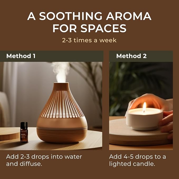 Gya Labs Valerian Essential Oil for Diffuser - 0.17 Fl Oz - 100% Pure Natural Valerian Oil for Skin, Aromatherapy & Candle Making - Woodsy Balsamic & Relaxing Scent