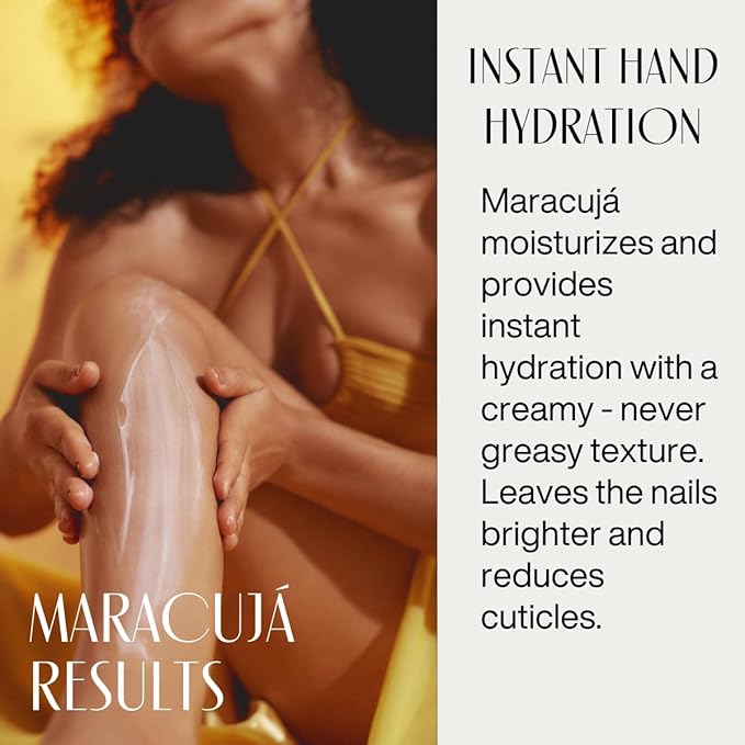 natura - Ekos Maracujá Hand Cream - Calming Hand Balm - Fast Absorption - 24-Hour Deep Hydration Skin Moisturizer - Vegan Skin Care - Brazilian Beauty Secrets - Self Care & Body Care - 2.6oz (75g)