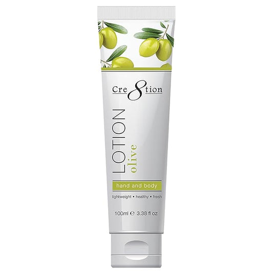 Cre8tion Premium Hand and Body Lotion, Made in Korea (Olive)