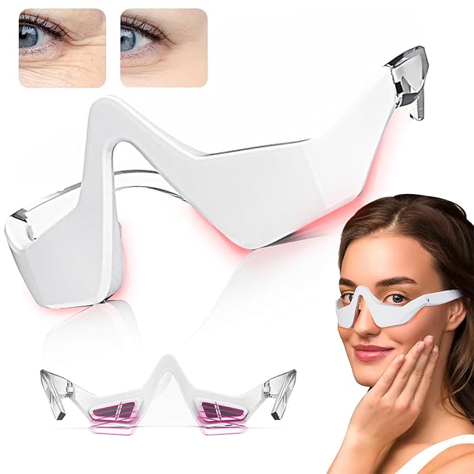 3D Vibration Eye Massager Portable Advaned Eye Beauty Bevice for Improvement Dark Circles Relaxing Eye, Eyecare Glasses for Relaxtion