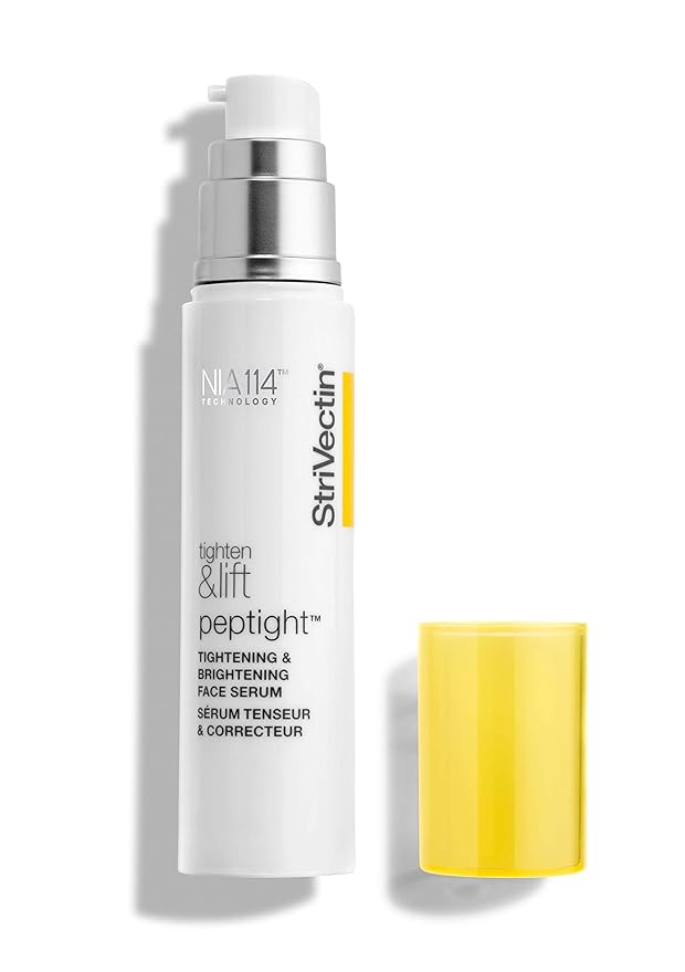 StriVectin Tighten and Lift Peptight Tightening and Brightening Face Serum with Peptides for Even Skin Tone, 1.7 Fl Oz