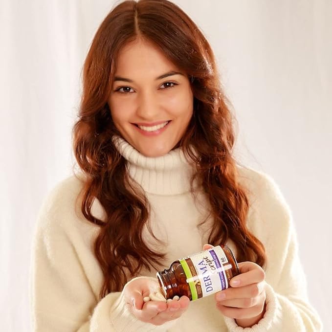 Script Essentials DermaScript Clear Skin Probiotic- Skin Care Routine Supplement - Biotin Face Supplemnt - Fights Acne, Dryness, Irritation and Rashes (60 Capsules)