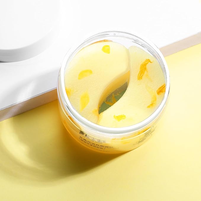 BLUE LOVE 40 Pcs Calendula Under Eye Patches - Rejuvenating Eye Mask for Reducing Puffiness, Dark Circles, and Wrinkles - Hydrating Treatment for Tired Eyes