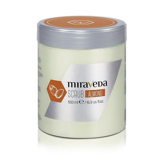 Miraveda by Italwax Almond Scrub 500ml / 16.9fl.oz – With coconut and almond oil – Ideal for hand care