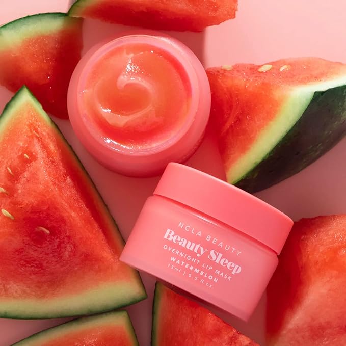 NCLA - Beauty Sleep Overnight Lip Mask | Vegan, Cruelty-Free, Clean Skincare (Watermelon)
