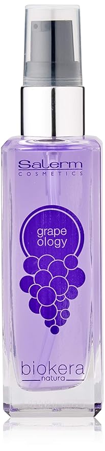 SALERM - Grape Seed Oil - Salerm Grapeology Biokera Natura - 60 ml - Split Ends Repair - Hydrating Serum for Dry and Damaged Hair - Antioxidant - for White or Bleached Hair