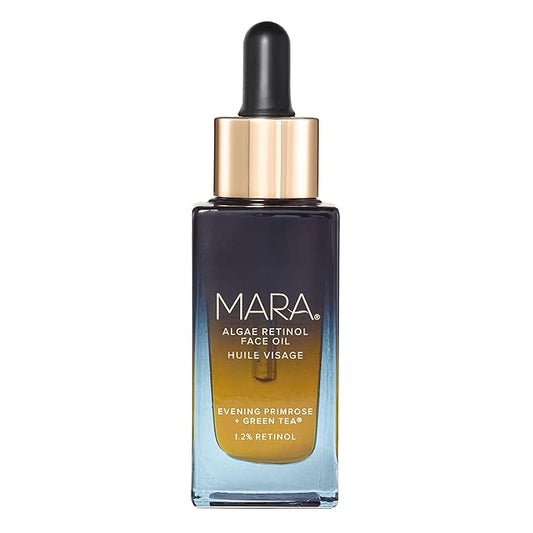 MARA - Natural Evening Primrose + Green Tea Algae Retinol Face Oil | Plant-Based Skin Care | Moisturizes + Soothes Skin To Minimizes Look of Pores + Fine Lines (Full Size, 1 fl oz | 30 ml)