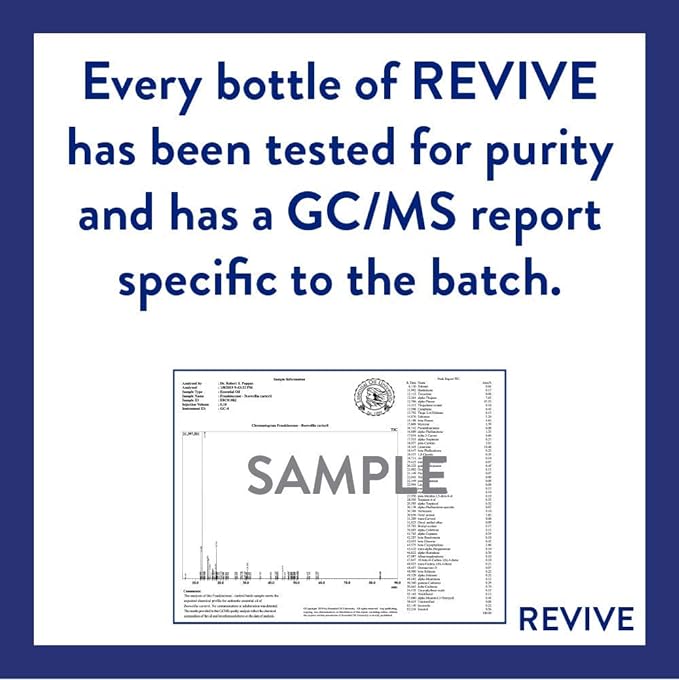 Frankincense Boswellia Sacra 10mL Essential Oil by Revive Essential Oils - 100% Pure Therapeutic Grade, for Diffuser, Humidifier, Massage, Aromatherapy, Skin & Hair Care