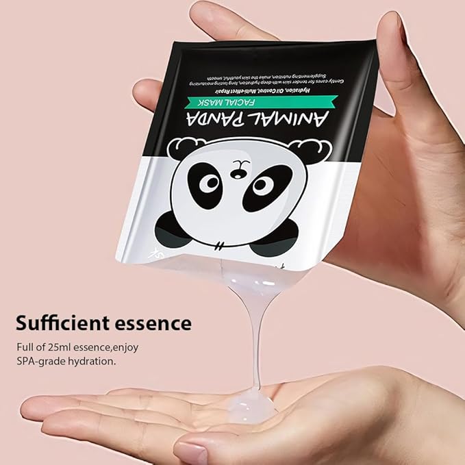 Kaely 7 Pack Animal Character Sheet Masks, Face Masks for Kids Teens Skin Care, Korean Soothe Facial Mask for All Skin Types, Girls Night Skincare Spa Party, Birthday Gifts for Women Men, Set01