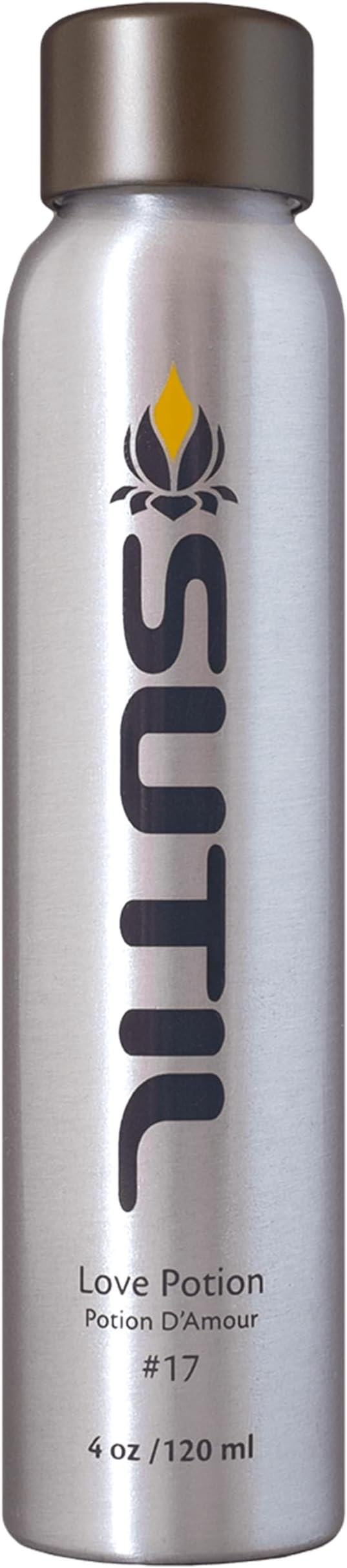 SUTIL Sensual Luxury | Love Potion #17 Massage Oil | Non Sticky Aphrodisiac Essential Oil | Botanical Arousal Oil for Women, Men, & Couples (Love Potion #17, 4 Oz)