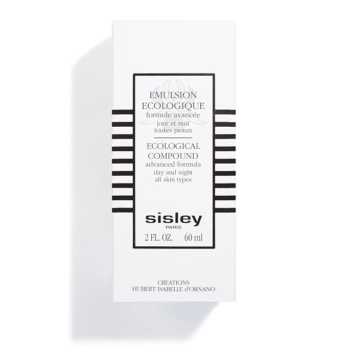 Sisley Paris Ecological Compound Advanced Formula - 60 mL - Day & Night Face Cream to Balance, Strengthen & Revitalize - All Skin Types - Non Greasy, Matte Finish