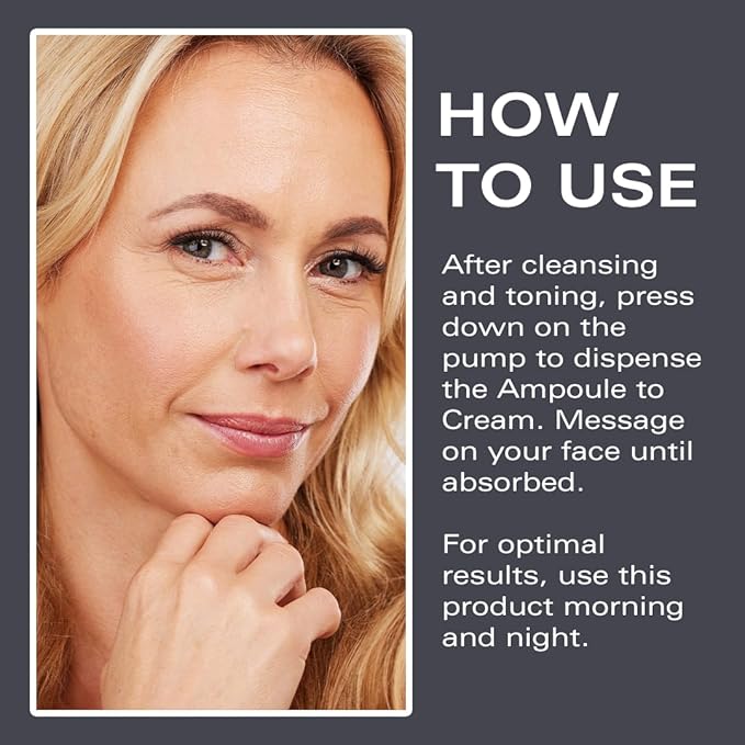 Anti-Aging Korean Serum with NR for Glass Skin– Hydrating, Anti-Aging, Firming & Brightening– Clinically Tested - K-Beauty Innovation - Korean Moisturizer – Ampoule-to-Cream Formula [1.52oz]