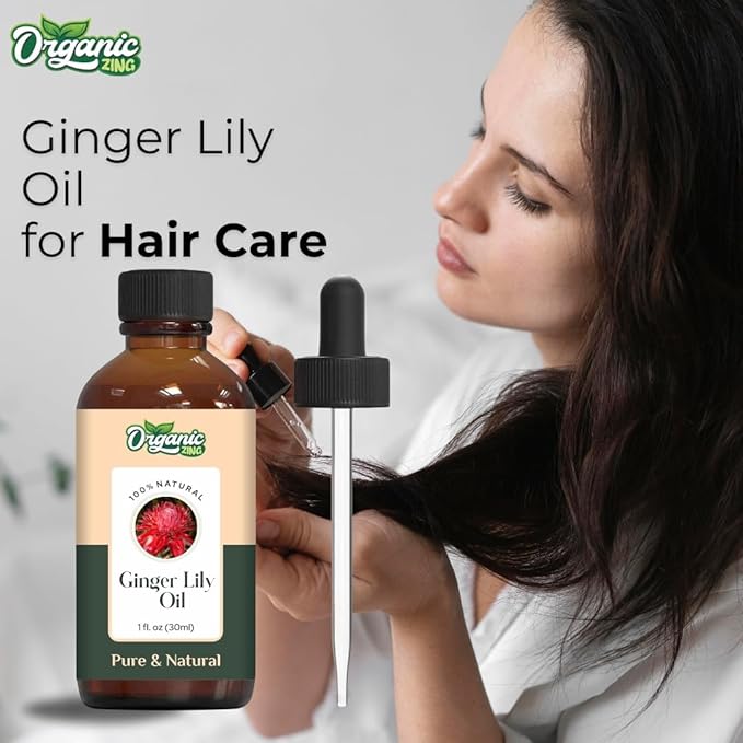 Ginger Lily (Hedychium coronarium) Oil | Pure & Natural Essential Oil for Skincare, Hair Care, Aroma and Diffusers- 30ml/1.01fl oz