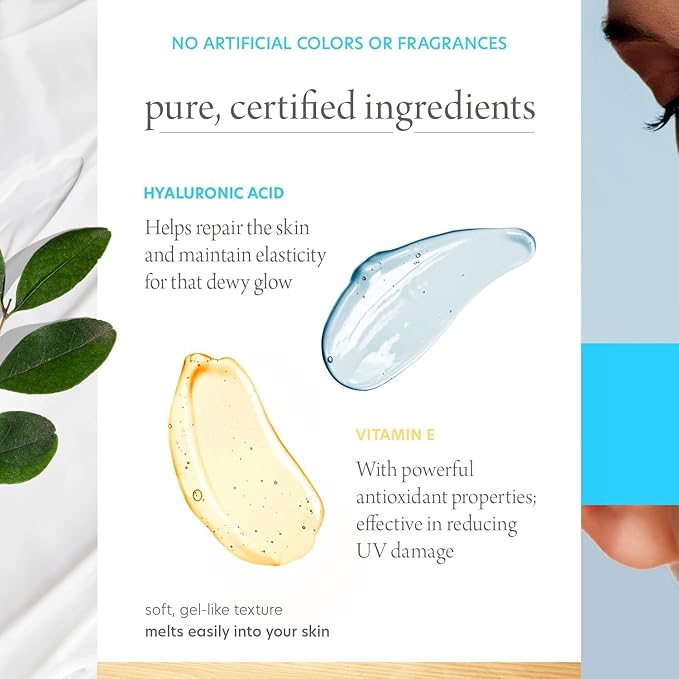 Hyaluronic Acid & Vitamin E Eye Cream - For Dark Circles and Puffiness, Moisturizing & Anti-aging Under Eye Cream - Cruelty Free Korean Skin Care For All Skin Types - 1.0 Fl. oz/ 30ml