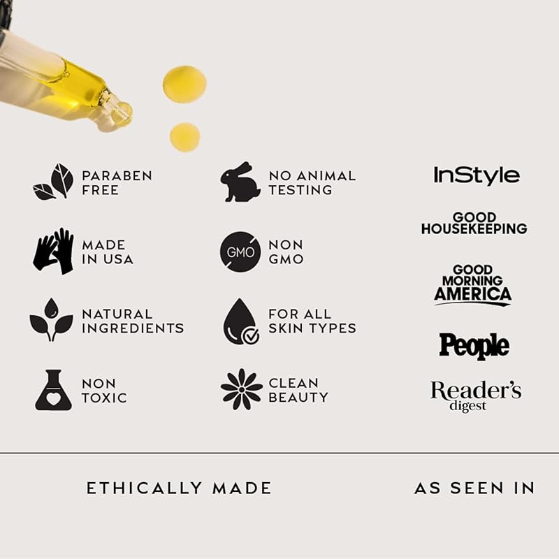 ZAAINA Extra Glow Face Serum 1oz – Lightweight Hydrating Natural Face Oil – Fast-Absorbing Moisturizer & Primer for Women – With Rosehip, Pumpkin Seed & Vitamin E – For Dry, Sensitive & All Skin Types