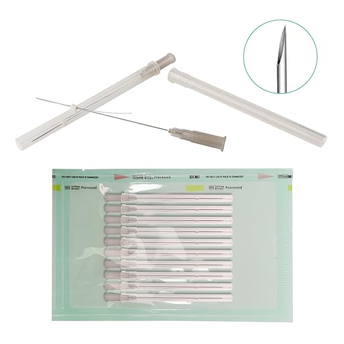 elves Pdo Mono Threads for Face Lift, Pdo Threads Lift 27G50mm, PDO Threads for Face Whole Body Lifting, PDO Smooth Threads Lifting 20Pcs