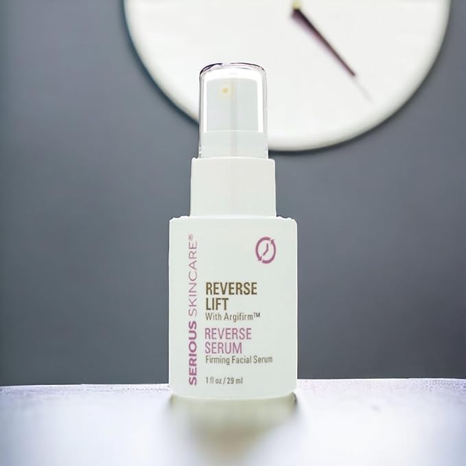 Serious Skincare Reverse Lift Firming Face Serum for Skin Tightening - Hydrating Anti-Aging Peptides - Lift & Firm Skin Care for Sagging Facial & Neck Contours - 1 Fl. Oz.
