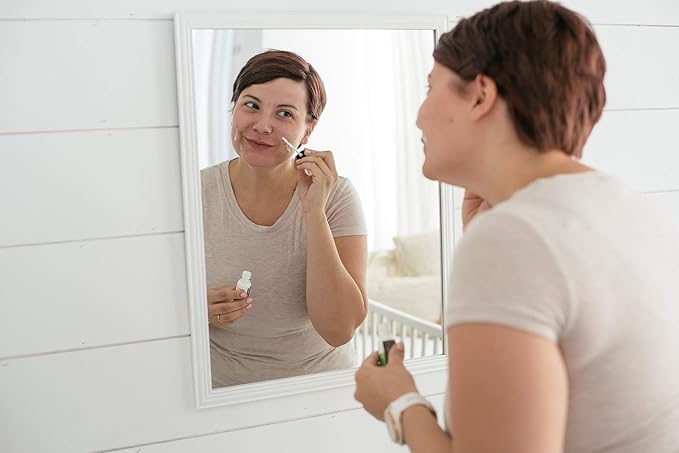 Mambino Organics Overnight Blemish Solution Roll-On | Acne & Pimple Spot Care | Tea Tree & Plant-Based Formula | Cruelty-Free Skincare | 15 ml