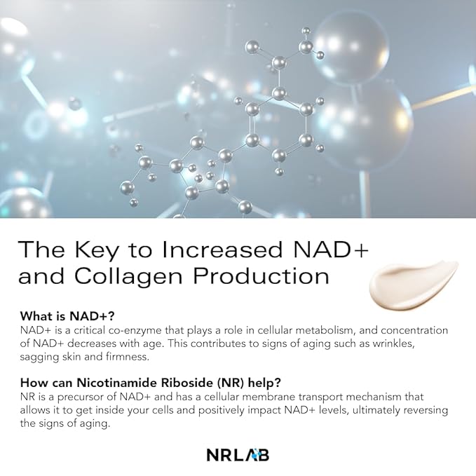 Anti-Aging Korean Serum with NR for Glass Skin– Hydrating, Anti-Aging, Firming & Brightening– Clinically Tested - K-Beauty Innovation - Korean Moisturizer – Ampoule-to-Cream Formula [1.52oz]