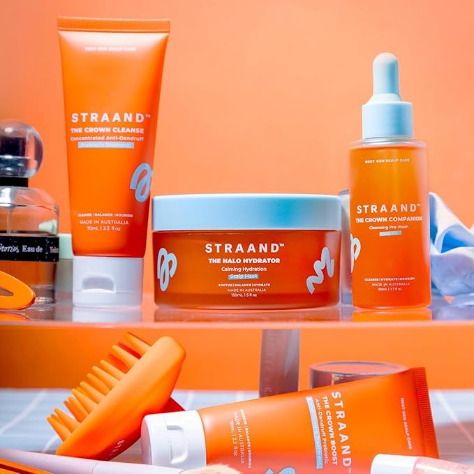 Crown Companion Cleansing Pre-Wash Scalp Oil - Hydrating Oil for Dry Scalp with Hyaluronic Acid, Jojoba Oil & Squalane - Pre Shampoo Scalp Detox for Product Build-Up (1.7 fl oz)