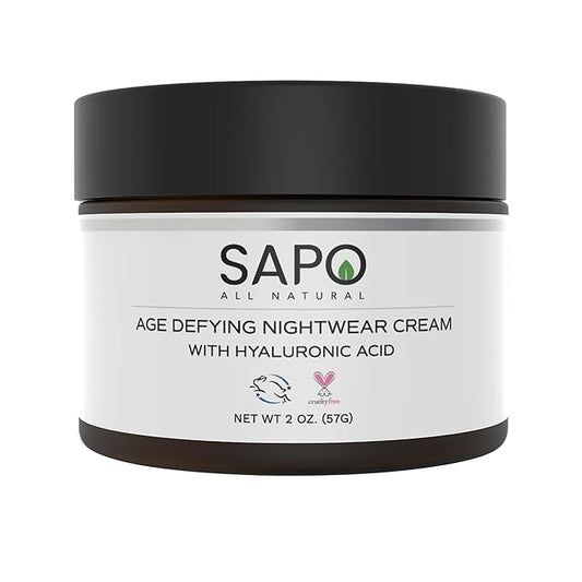 Night Cream for Face with Niacinamide, Hyaluronic Acid and Lavender Oil - Hydrating & Moisturizing Anti-Aging Facial Moisturizer