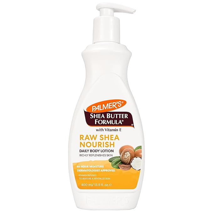 Palmer's Shea Formula Raw Shea Body Lotion, Pump Bottle, 13.5 Ounces