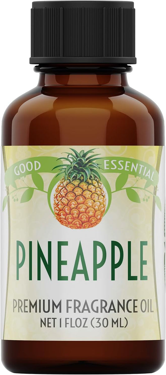 Good Essential – Professional Pineapple Fragrance Oil 30ml for Diffuser, Candles, Soaps, Lotions, Perfume 1 fl oz