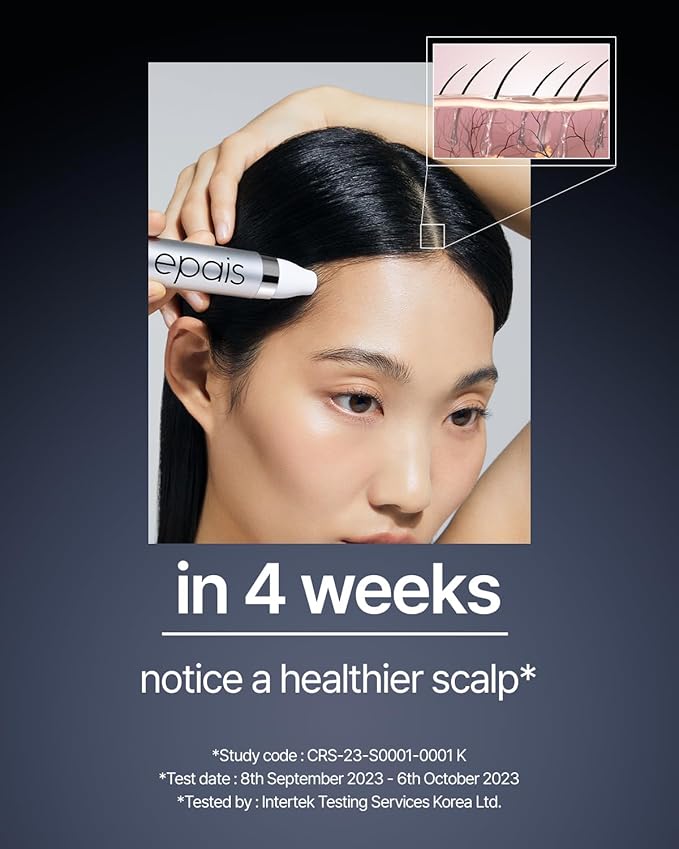 EPAIS Scalp Intensive Ampoule, Nourishing and Hydrating Serum for Fuller-Looking Hair, Safe & Gentle Hair Care, Biotin, Keratin, Clinically Tested 0.5fl.oz