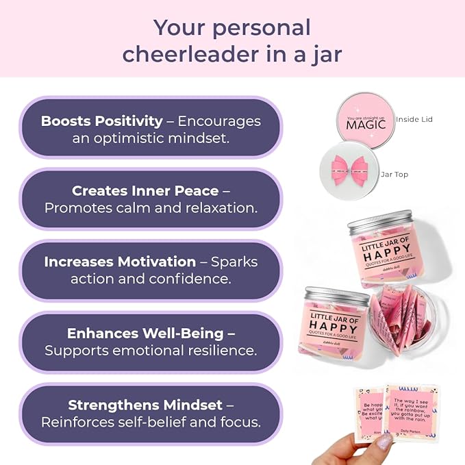 Happy Gift Set – Spa Pamper Kit, Smile Socks, Motivational Gift Box with Uplifting Quotes, Silly Sleep Mask | Self-Care Gift Box for Women, Mother's Day (Premium Gift Set)