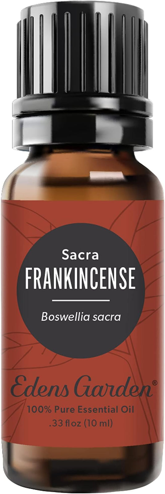 Edens Garden Frankincense- Sacra Essential Oil- 100% Pure Premium Grade, Undiluted, Natural, Therapeutic, Aromatherapy, The Best for Diffuser, Skin, Humidifiers, Kid Safe 10 ml (.33 fl oz)