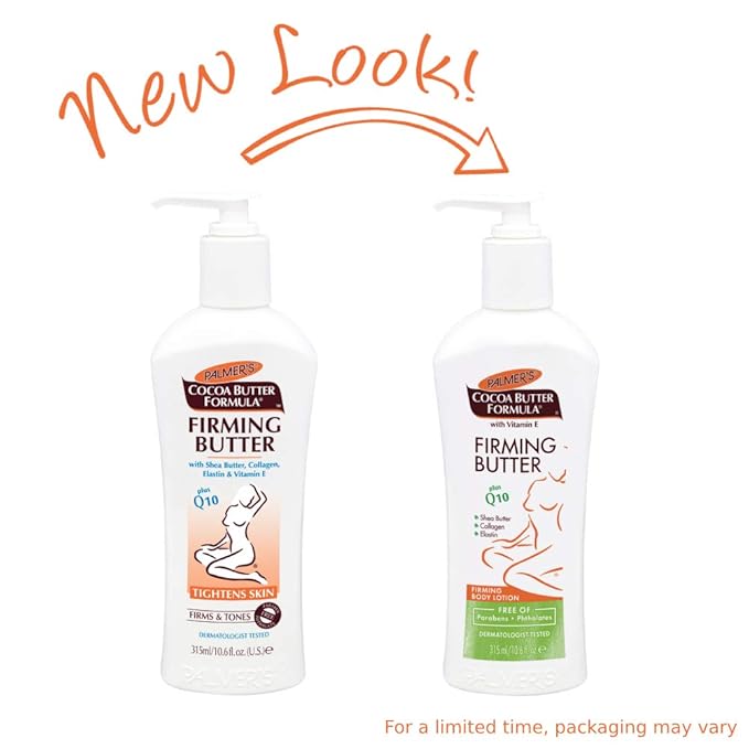 Palmer's Cocoa Butter Formula with Vitamin E + Q10 Firming Butter Body Lotion, 10.6 Ounces, (Pack of 3)