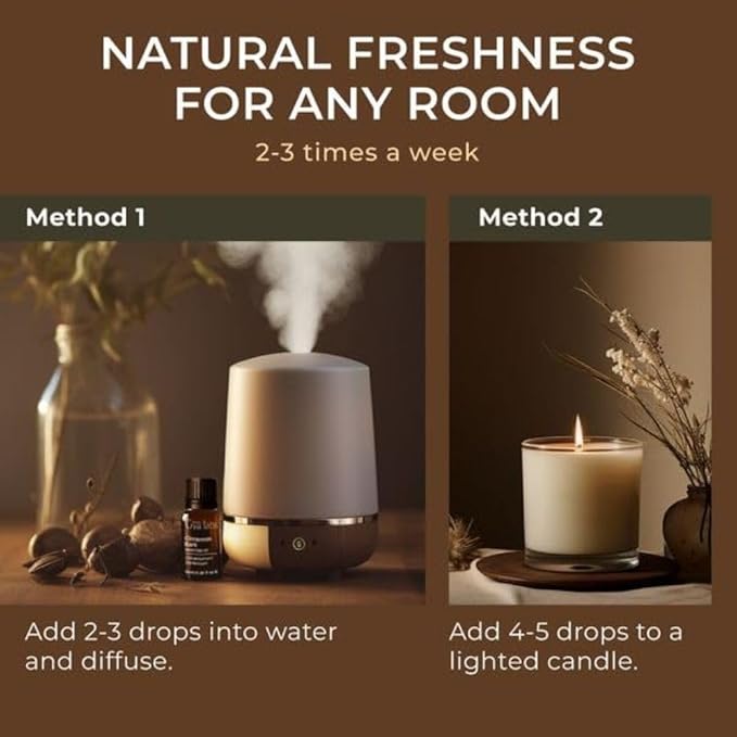 Gya Labs Cypress Essential Oil for Diffuser - 0.34 Fl Oz - 100% Pure Natural Cypress Oil for Candle Making Scent & Aromatherapy - Invigorate & Refresh Ambiances