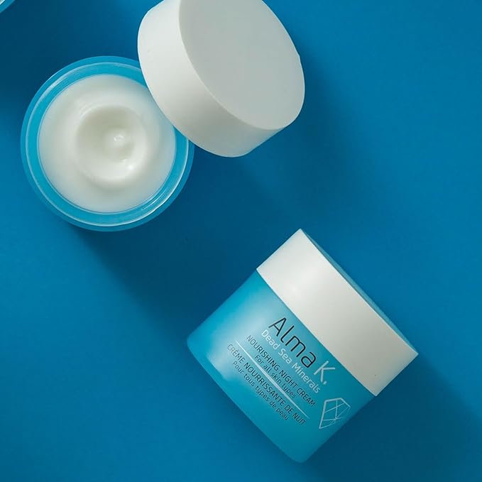 Alma K Nourishing Night Cream - Face Cream for All Skin Types - Facial Moisturizer with Dead Sea Minerals - Face Moisturizer for Women - 1.7 oz