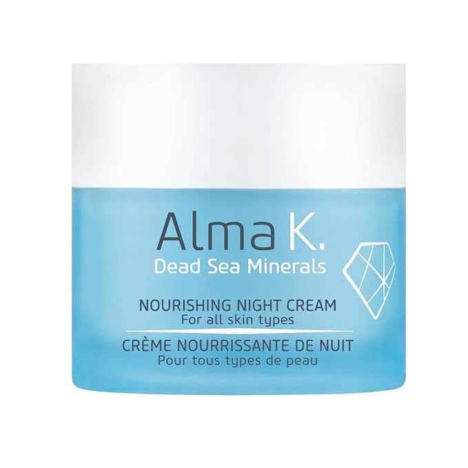 Alma K Nourishing Night Cream - Face Cream for All Skin Types - Facial Moisturizer with Dead Sea Minerals - Face Moisturizer for Women - 1.7 oz