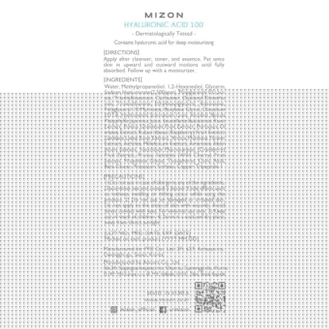 MIZON Hyaluronic eye gel patches + Hyaluronic acid 100, Eye Care, Eye Patch, Pads for Dark Circles, Wrinkle Care, Moisturizing, Hydration