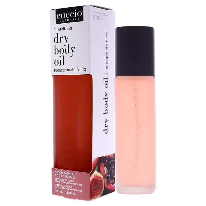 Cuccio Naturale Revitalizing Dry Body Oil - Pomegranate and Fig for Unisex - 3.38 oz Oil