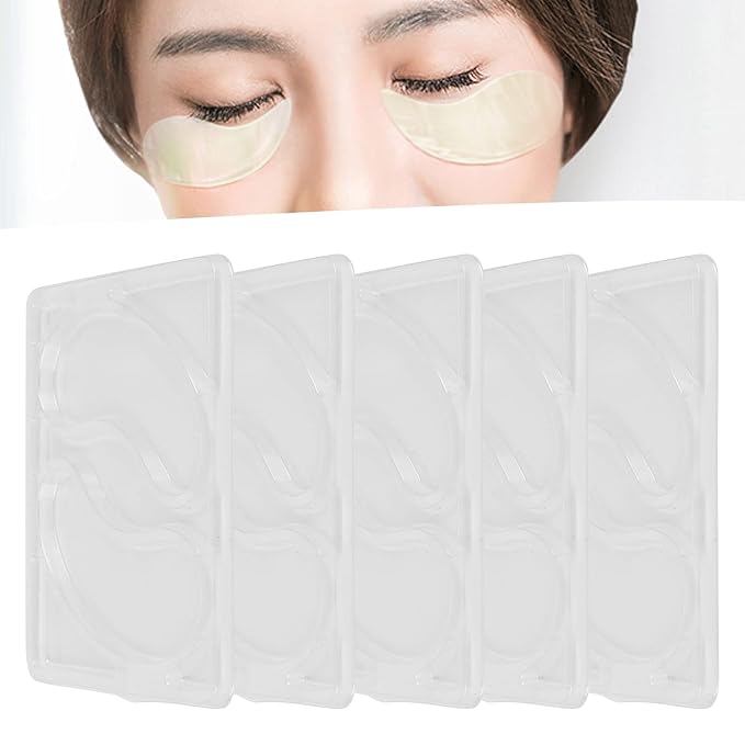 Eyes Mask, 5Pcs Multifunctional Eye Mask Mask Patch Portable Eye Patch Tray DIY Facial Mask Tool for Beauty Salon