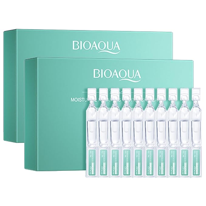 60PCS Ultra Hydrating Serum for Face, Hyaluronic Acid Serum Tubes, Hydrating, Smoother Skin, Anti-Aging serum for All Skin Tyes, Travel-Size Single-Use Vials Skincare(3.04 Fl Oz (Pack of 2))