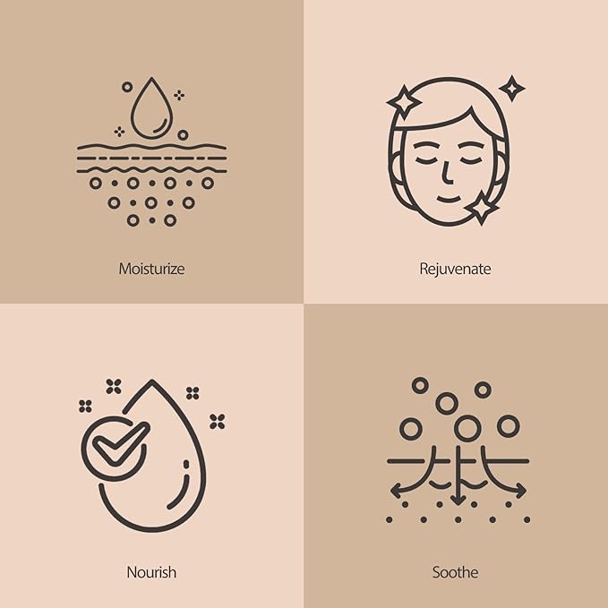 Vanilla Body Oil & Sandalwood Body Oil 260ML, Premium Body Oil for Moisturizing Skin