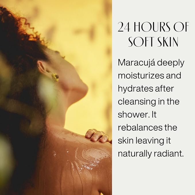 natura - Ekos Maracujá (Passion Fruit) Relieving Bundle - Triple Phase Shower Oil & Hand cream & Body Lotion - Vegan Skin Care - Brazilian Beauty Secrets - Self Care & Body Care