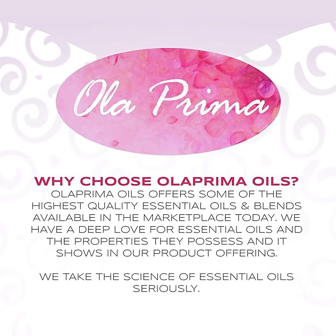 Ola Prima Rose Geranium Essential Oil - Premium Grade for Aromatherapy, Diffuser, Candle & Soap Making, Dropper - 4 fl oz - Rose Geranium - Rose Oil for Candle Making