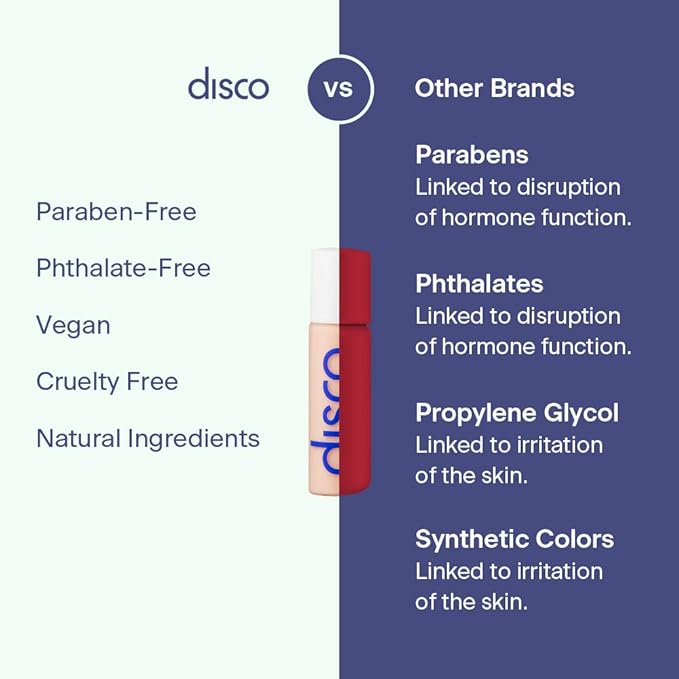 Disco Men's Eye Bag Treatment, Roller Serum for Men, Under Eye Cream Natural Caffeine Anti Aging Stick Balm, Reduce Puffiness, Wrinkles, Dark Circles, Crows Feet, Bags, Dark Circles, Lines, Puffiness